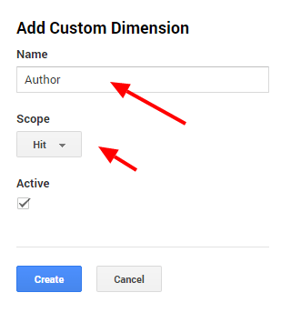 ga setting custom dimensions 4