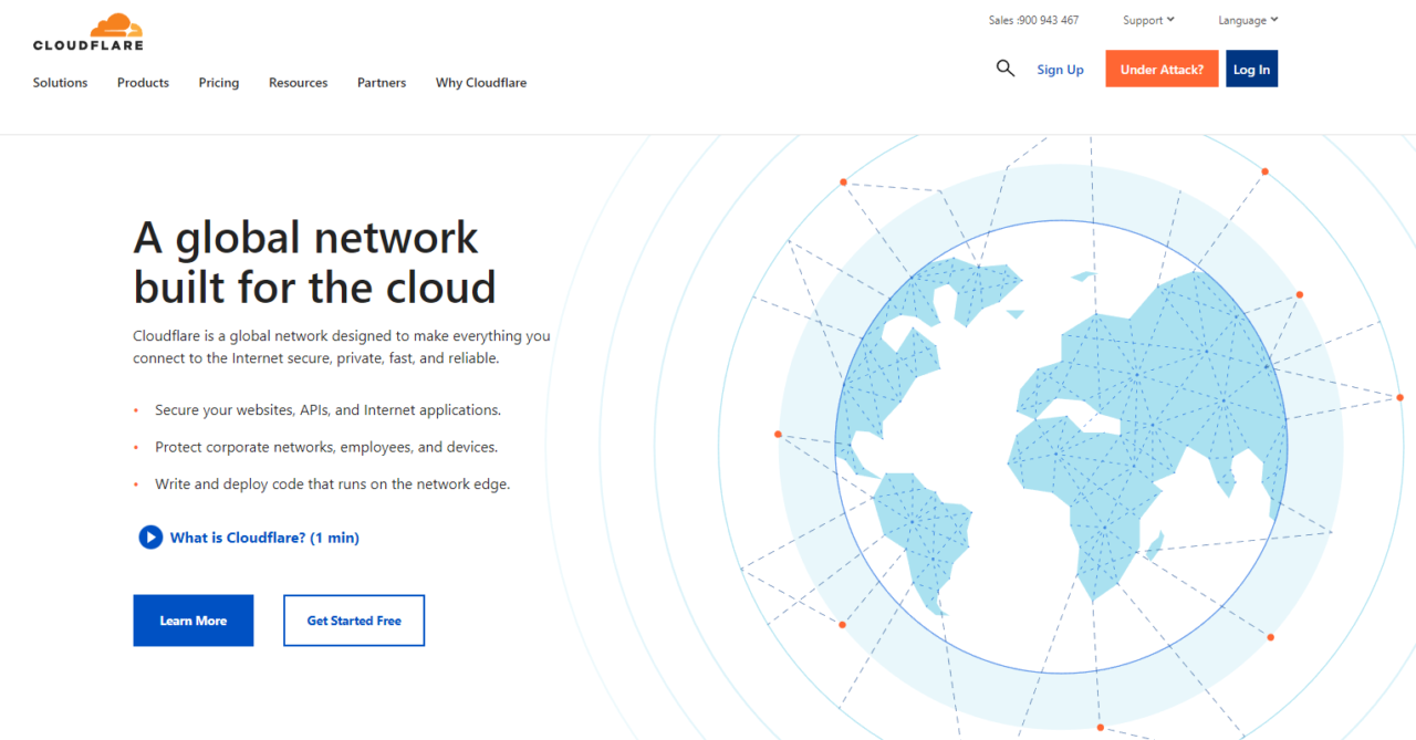 cloudflare home