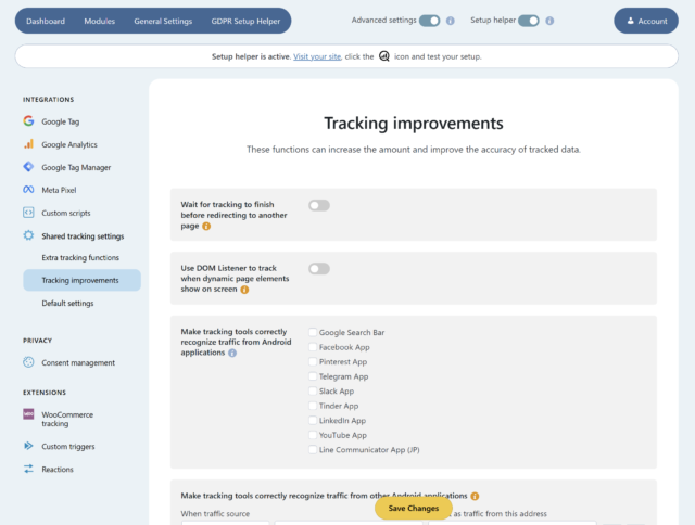 tracking accuracy improvement