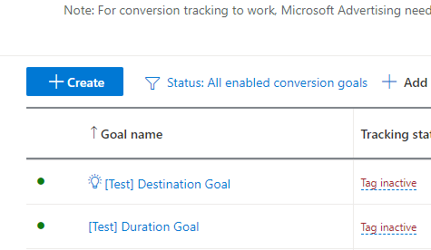 ms ads action tracking tutorial 2b