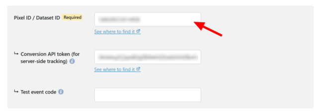 wpfp meta pixel installation fields
