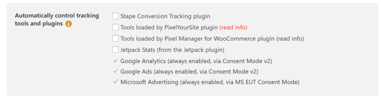 How to block tracking tools before consent 2 consent management auto block other tools