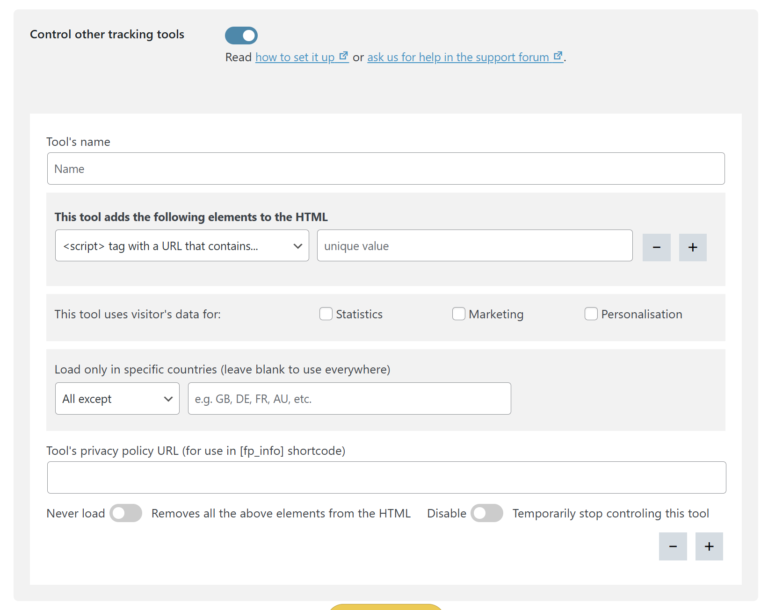 How to block tracking tools before consent 3 consent management manual block other tools