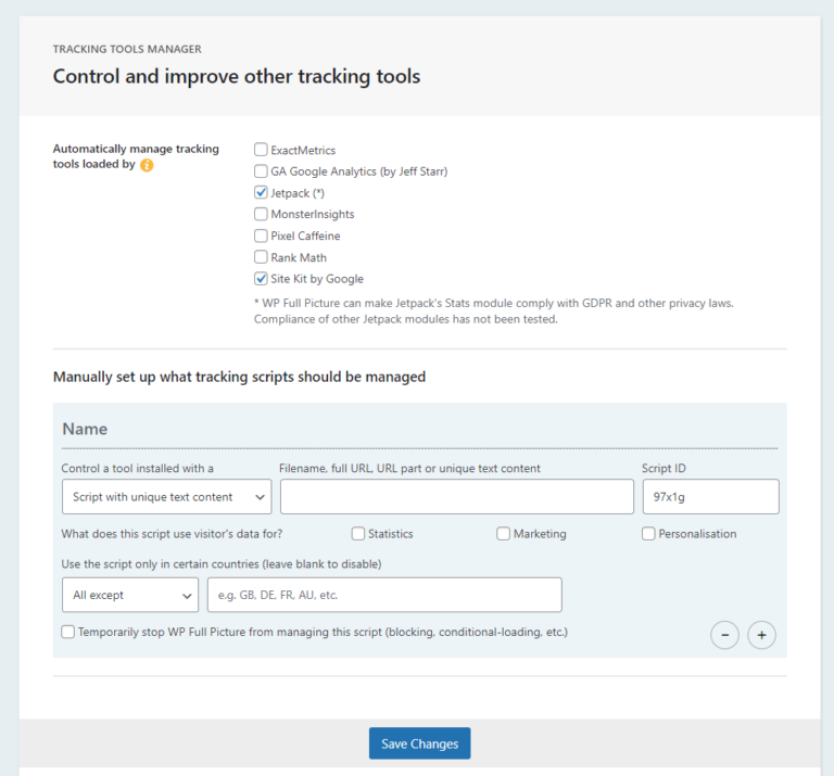 tracking tools manager settings 01