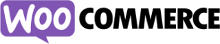 woocommerce logo color black 320