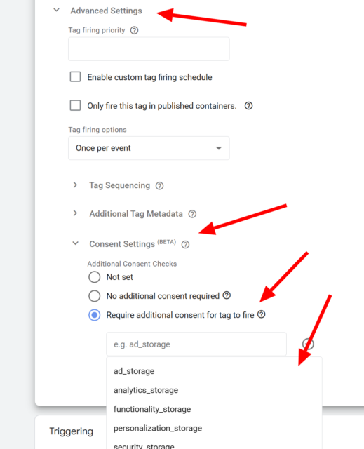 Everything you need to know about Basic and Advanced Consent Modes for Google Ads, Analytics and GTM 2 Setting consent mode in GTM