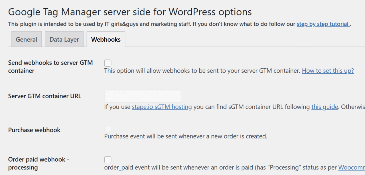 stape io webhooks