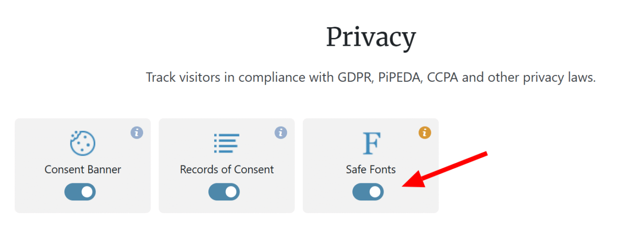 How to replace Google Fonts with GDPR-compliant fonts. 1 safe fonts module