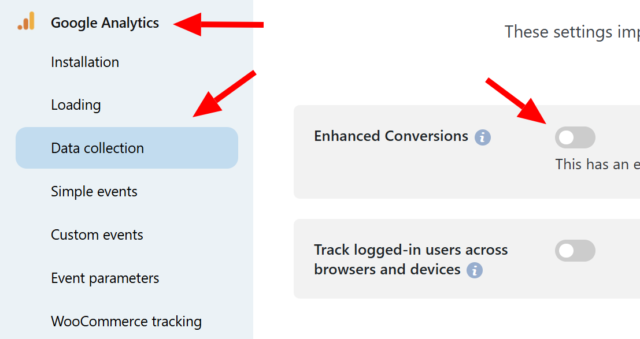 ga enhanced conversions