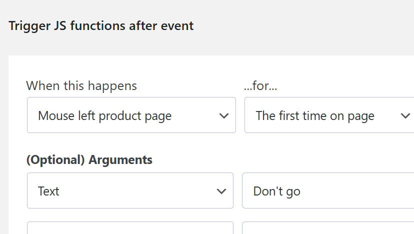 Home 8 reactions trigger JS edited