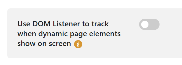 Recommended settings for WP Full Picture 5 dom listener visibility tracking