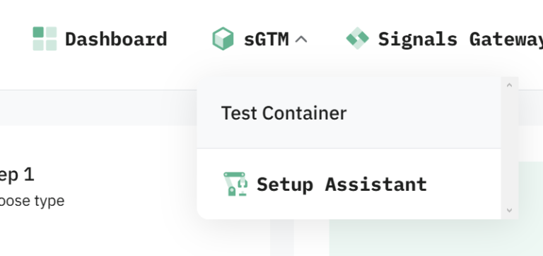How to use sGTM from Stape.io 2 stape sgtm setup assistant